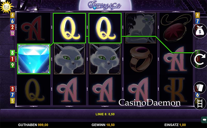 Gems of the Night Basisspiel