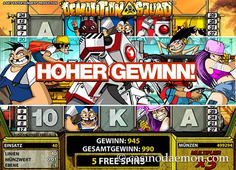 Demolition Squad Slot