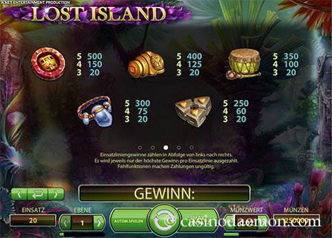 Lost Island Slot