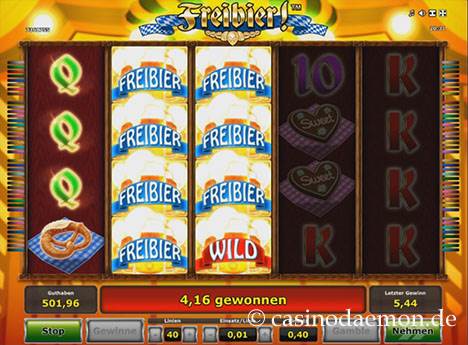 Freispiele bei Freibier Slot