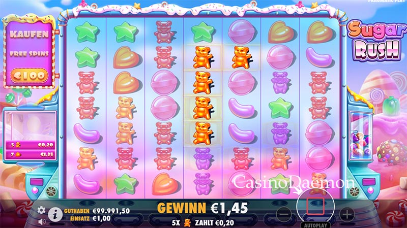 Sugar Rush Basisspiel